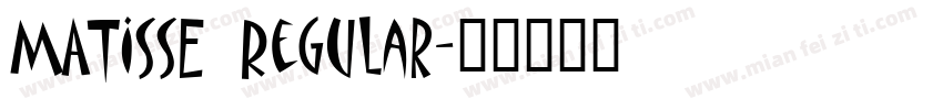 MATISSE Regular字体转换